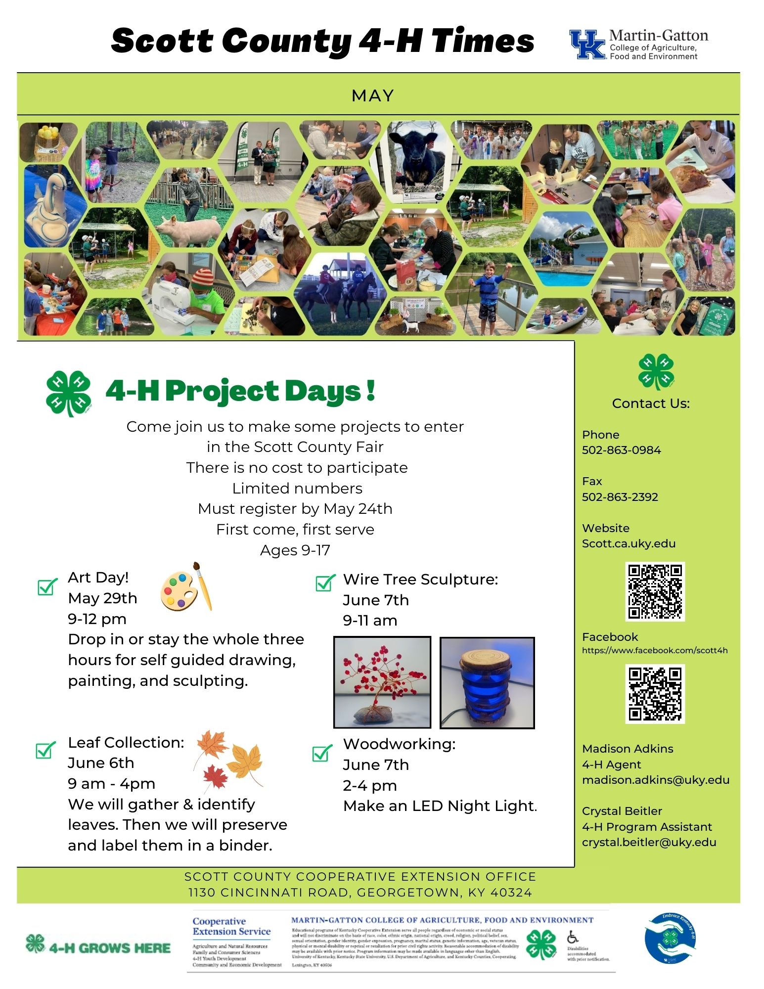 Scott County 4-H May Newsletter Preview