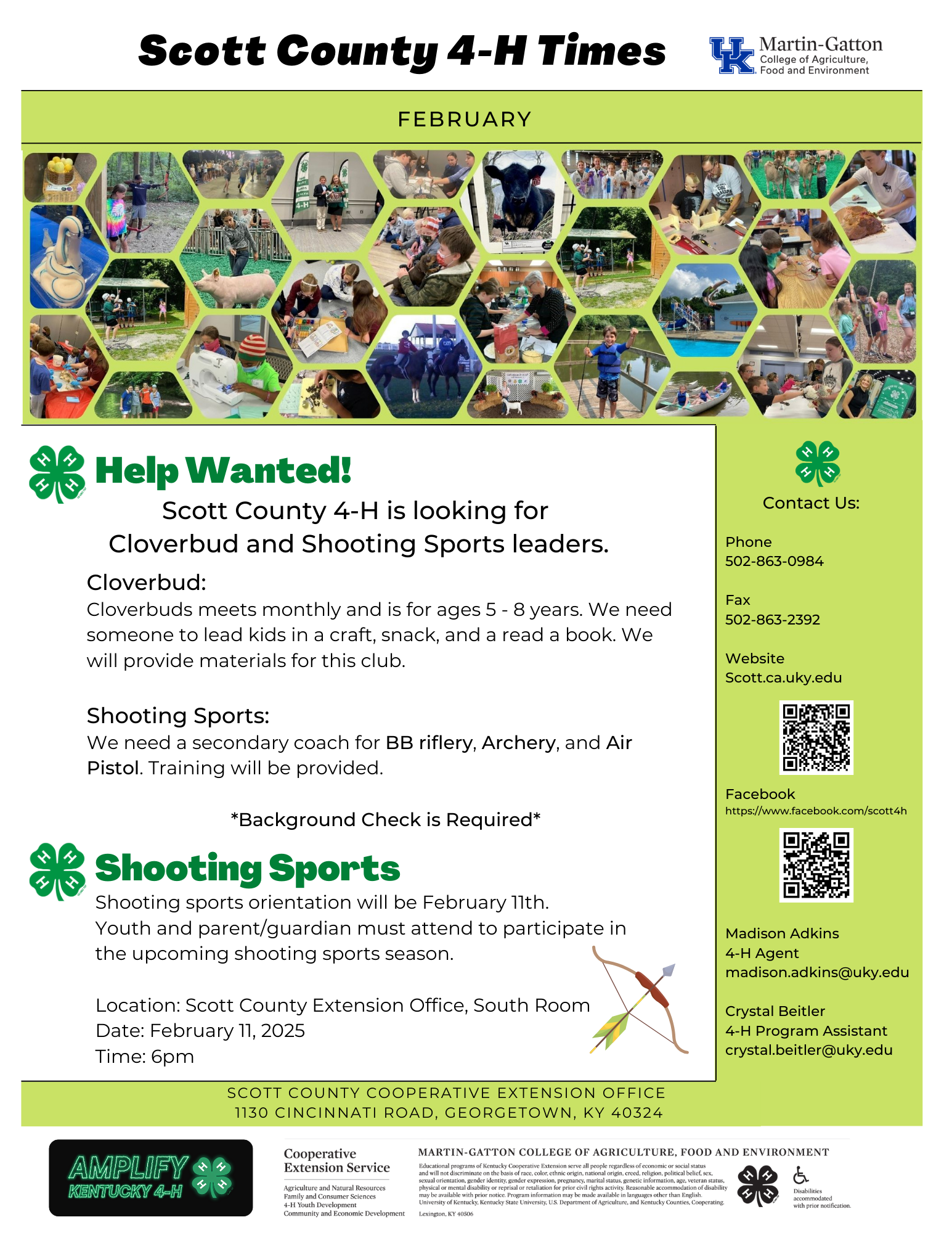 Scott County 4-H February Newsletter Preview