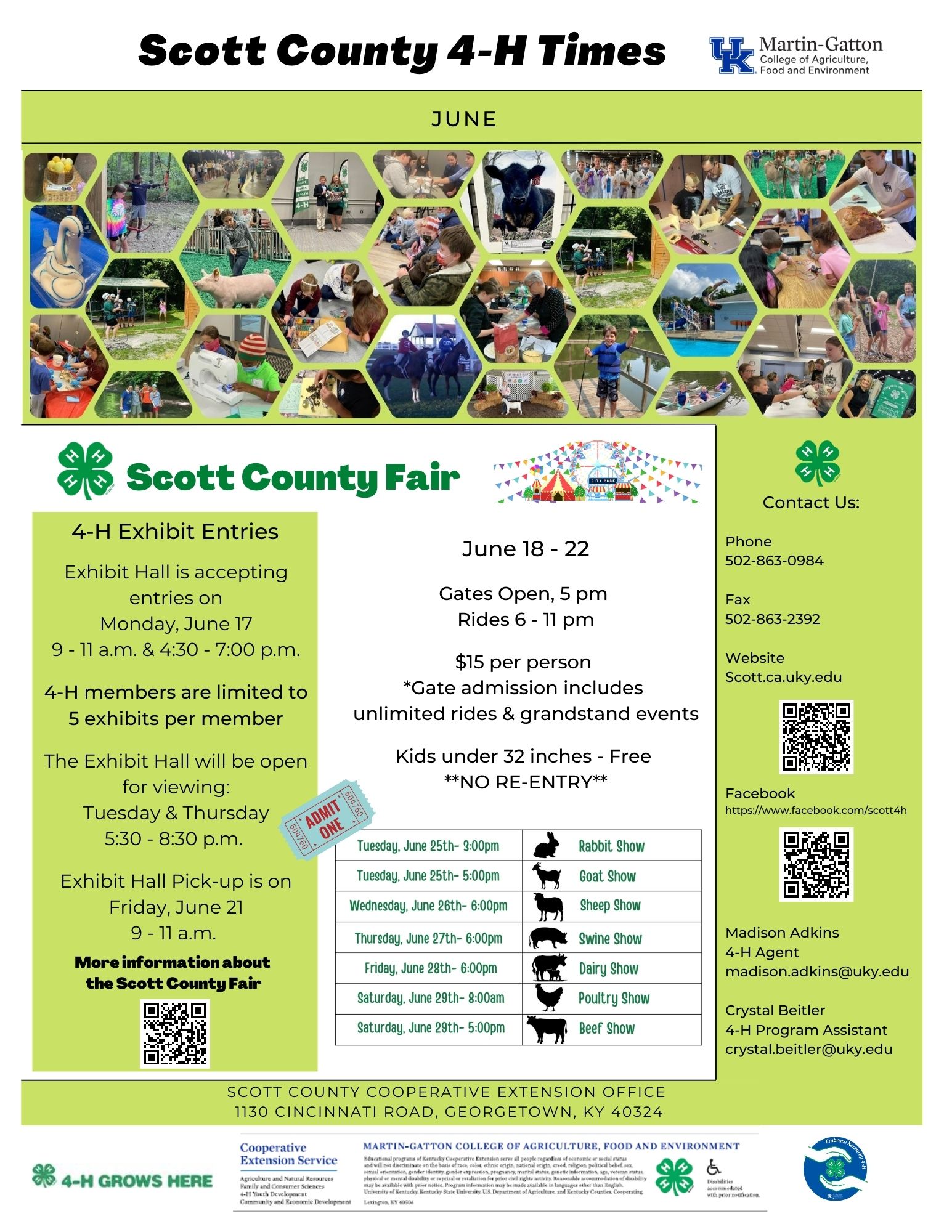 Scott County 4-H June Newsletter Preview