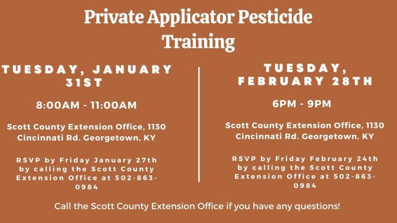 Private Applicator Pesticide Training Final